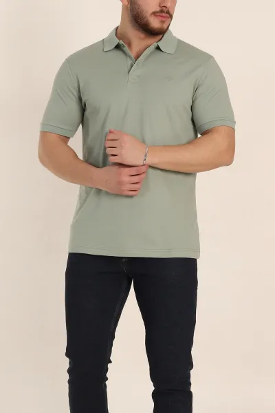 su-yesili-regular-fit-basic-polo-yaka-erkek-tisort-342468