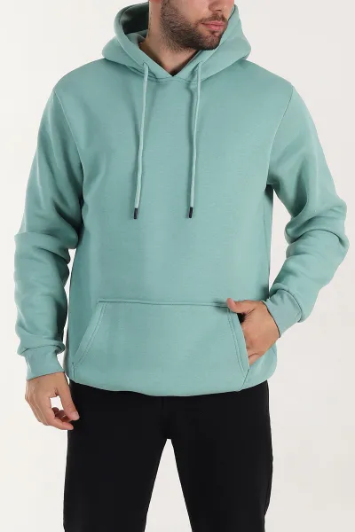 su-yesili-regular-fit-uc-ip-sardonlu-erkek-kapusonlu-basic-sweatshirt-400533