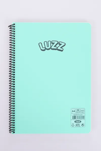 su-yesili-tokac-luzz-96-yaprak-cizgili-pp-kapak-telli-defter-478403