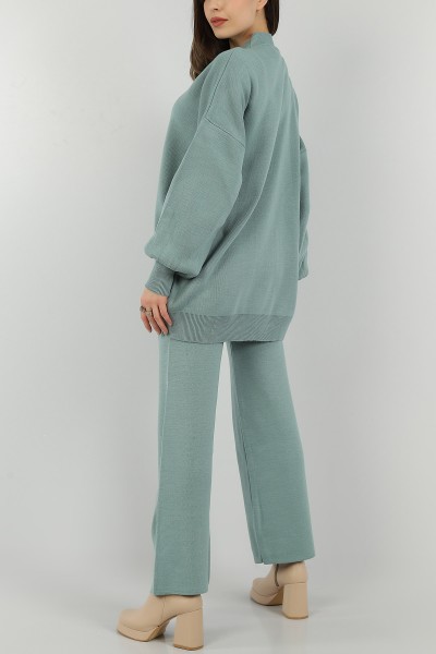 Su Yeşili Tunik Pantolon Triko İkili Takım 147142