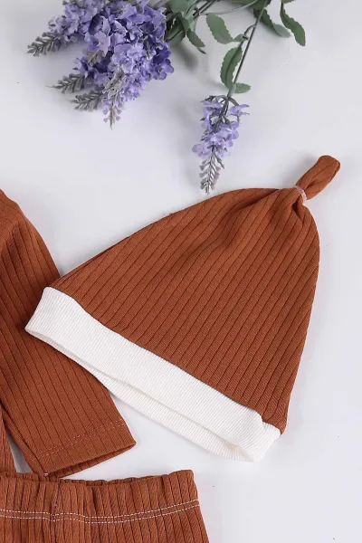 Taba (0-3 Ay) Çiçek Nakışlı Dantel Detay Kız Bebe Takım 237232