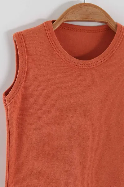 Taba ( 1-3 Yaş ) Sıfır Kol Düz Bebek&Çocuk Çıtçıtlı Badi 467325