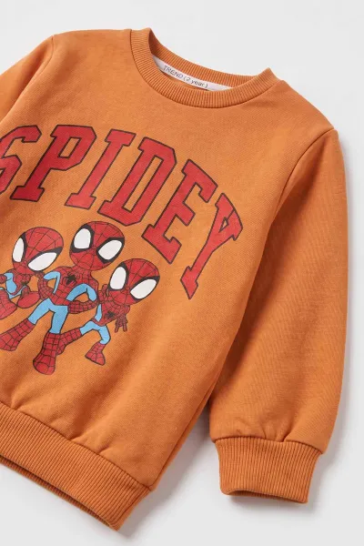 Taba (1-5 Yaş) Spidey Baskılı 2 İp İçi Şardonlu  Erkek Çocuk 2'li Takım 497088