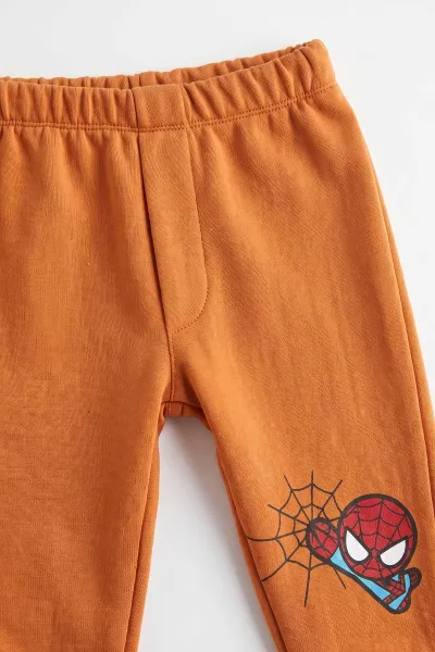 Taba (1-5 Yaş)  Super Heroes  Baskılı 2 İp İçi Şardonlu  Erkek Çocuk 2'li Takım 497098
