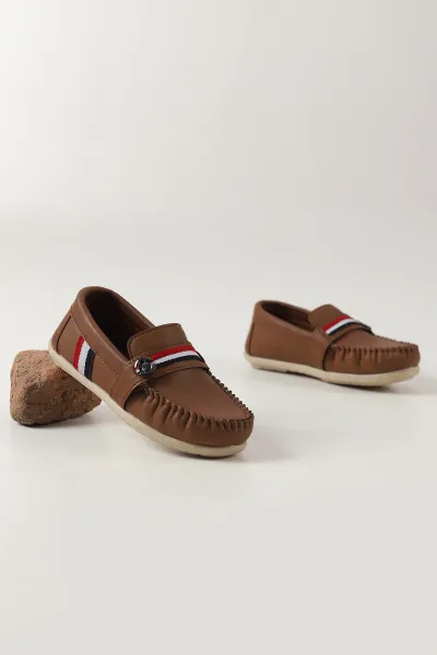 Taba ( 25 - 30 ) Erkek Çocuk Loafer Ayakkabı 463227