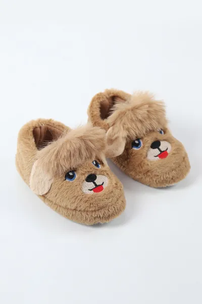 Taba ( 25 - 30 ) Peluş Figürlü Kız Çocuk Panduf 496276