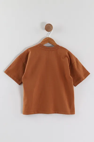 Taba (3-10 Yaş) Karakter Baskılı Oversize Erkek Çocuk Tişört 469011