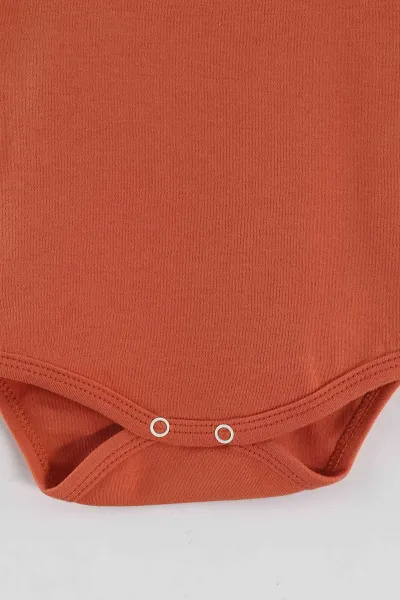 Taba ( 3-12 Ay) Sıfır Kol Düz Bebek&Çocuk Çıtçıtlı Badi 467338