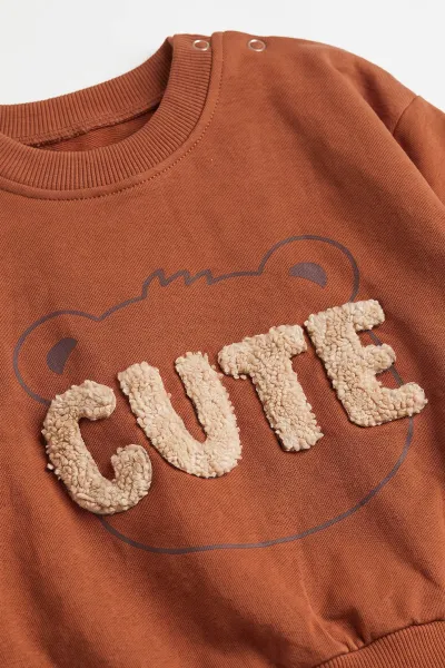 Taba (3-24 Ay) Cute Nakışlı 2 İp Erkek Bebek Mevsimlik Takım 482178