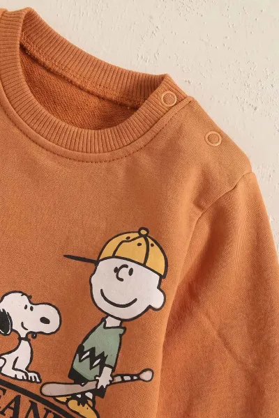 Taba (3-24 Ay)Peanuts Baskılı 2 İp Erkek Bebek Mevsimlik Takım 472792