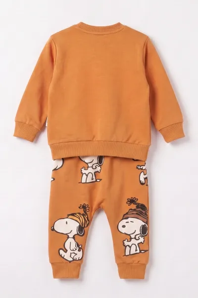 Taba (3-24 Ay)Peanuts Baskılı 2 İp Erkek Bebek Mevsimlik Takım 472792