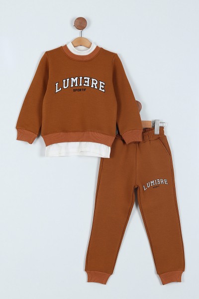 taba-5-8-yas-lumiere-baskili-yaka-detayli-uc-ip-sardonlu-erkek-cocuk-takim-217957