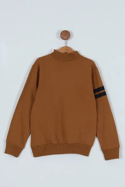 Taba (9-12 Yaş) Navigatör Baskılı Balıkçı Yaka Erkek Çocuk Sweat 236409