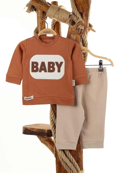 Taba (9-24 Ay) Baby Nakışlı Erkek Çocuk Takım 144779