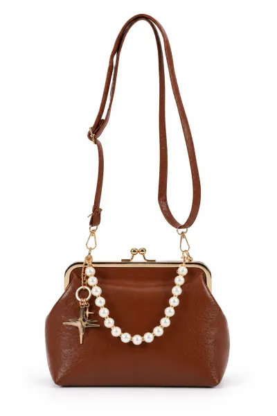 Taba Burslu Charm Detaylı Kadın El Kol ve Omuz Çantası 499249