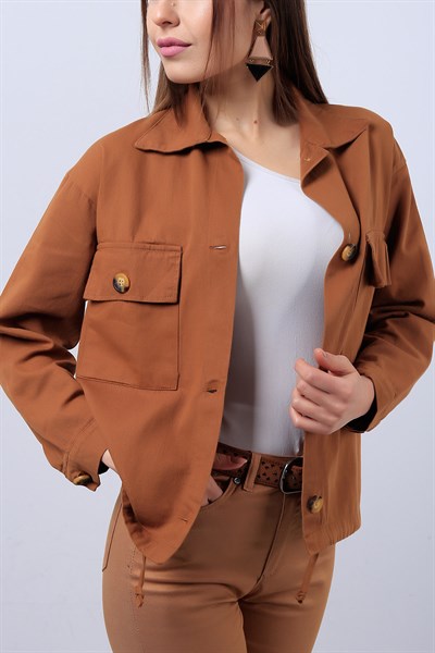 Taba Cepli Yazlık Keten Mont 12849B