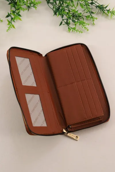 Taba Fermuarlı Kadın Cüzdan 410070