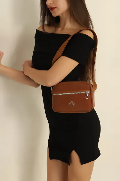 Taba Fermuarlı Omuz Çantası 271794