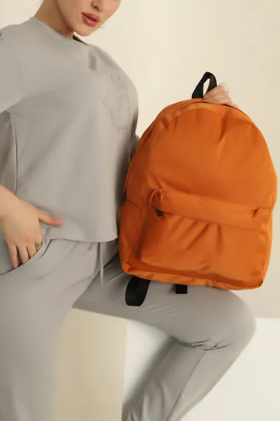 Taba Fermuarlı Sırt Çantası 256561