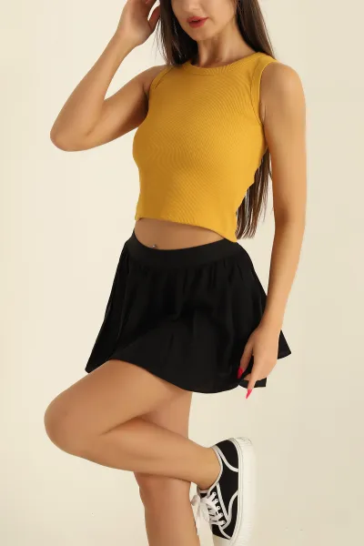Taba Fitilli Likralı Bayan Atlet 282869