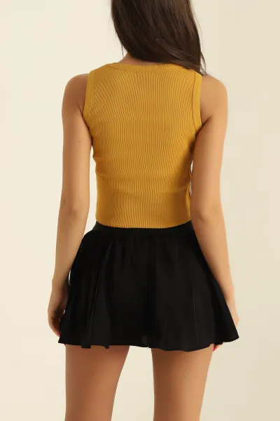 Taba Fitilli Likralı Bayan Atlet 282869