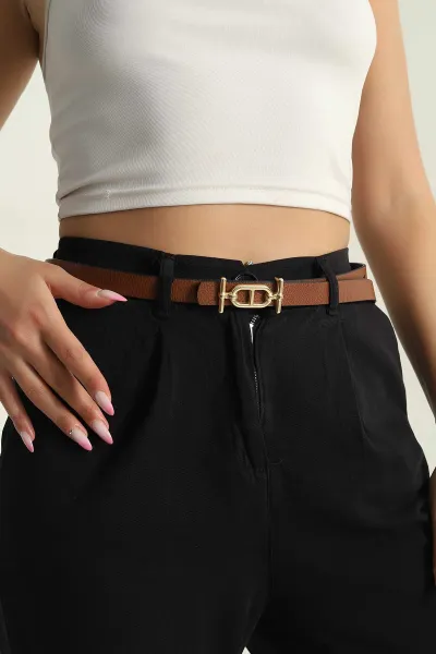 Taba Gold Tokalı İnce Kadın Kemer 376811