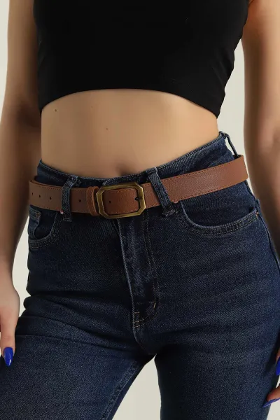 Taba Kare Tokalı Kadın Kemer 421410