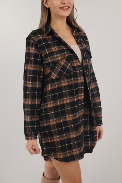 Taba Kaşe Gömlek Tunik 152822