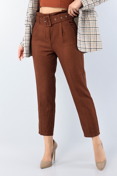 taba-kemerli-yun-efekt-bayan-pantolon-75722