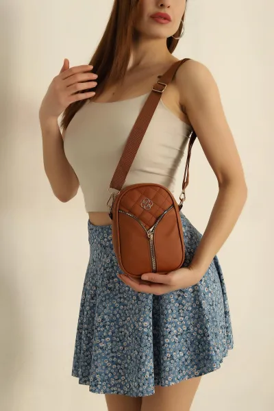 Taba Mini Boy Kapitone Omuz Çantası 264374
