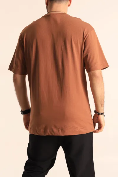 Taba Oversize Suprem Basic Erkek Tişört 254692