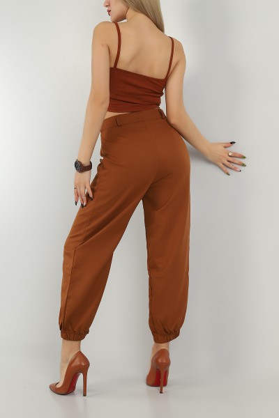 Taba Paça Lastikli Şalvar Pantolon 147069