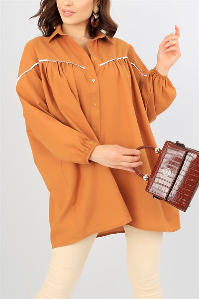 Taba Salaş Viskon Gömlek Tunik 38265