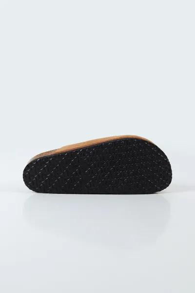 Taba Süet Kadın Loafer Terlik 500435