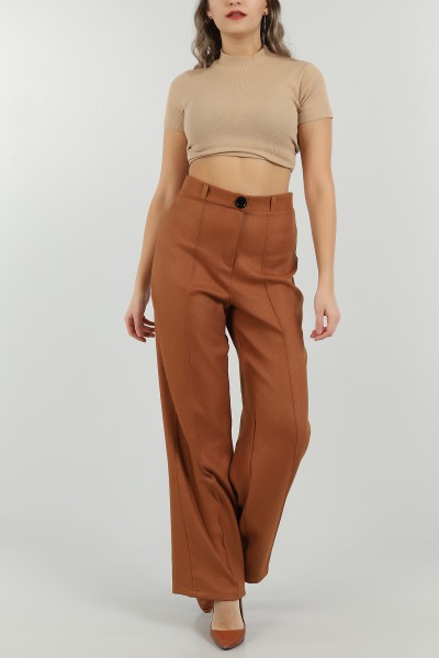 Taba Yün Efek Bayan Pantolon -T 149014