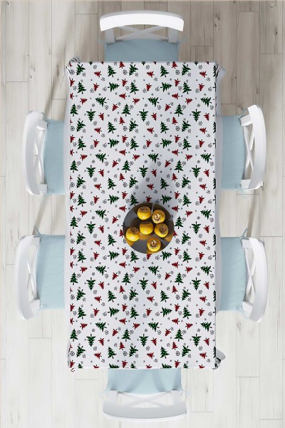 140x220 Dijital Baskılı Mordern  Masa Örtüsü 219025