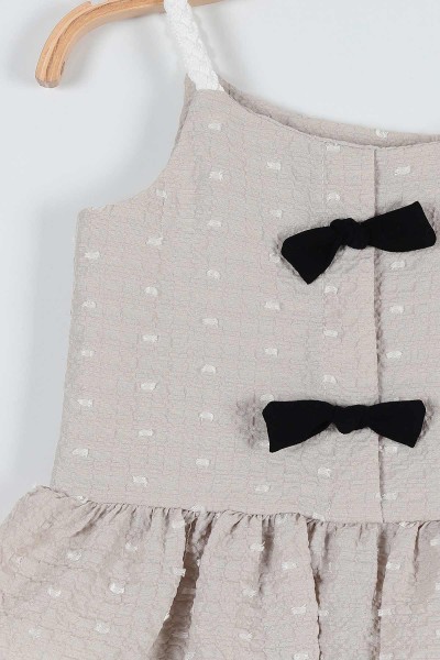 Taş (06-24 Ay) Fiyonk Askılı Taytlı Kız Bebe Takım 187433