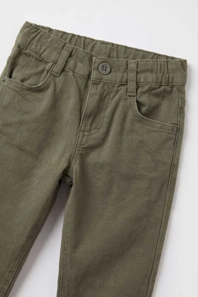 Taş (1-6 Yaş)Baskılı Badili Kadife Montlu  Gabardin  Pantolonlu Erkek Çocuk 3'lü Takım 500882