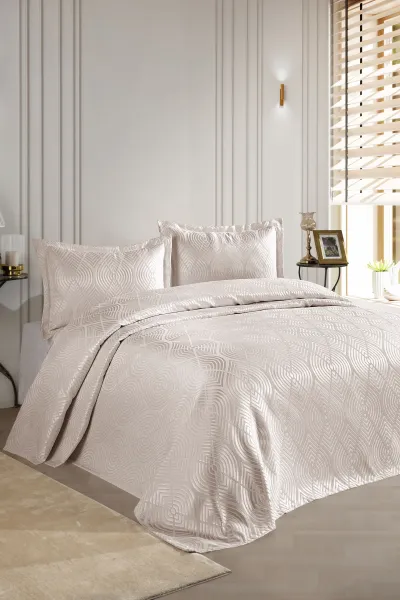 Taş 240x260 Çift Kişilik Gelin Seti Yatak Örtüsü 288881