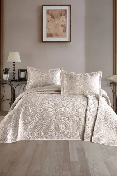 Taş  240x260 Çift Kişilik Gelin Seti Yatak Örtüsü 288914
