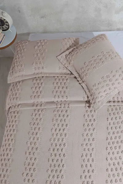 Taş 240x260 Çift Kişilik Gelin Seti Yatak Örtüsü 307699