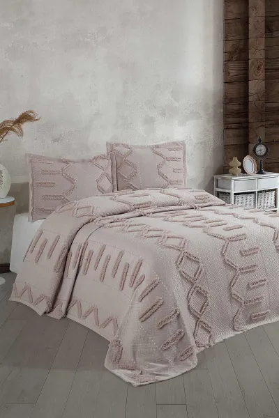 Taş 240x260 Çift Kişilik Gelin Seti Yatak Örtüsü 307703