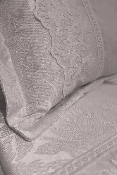 Taş 240x260 Dantelli Çift Kişilik Gelin Seti Yatak Örtüsü 282727