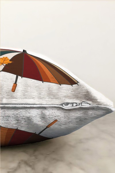 Rasel 43x43cm Çift Taraflı Dijital Baskılı Dekoratif Modern Yastık Kırlent Kılıfı 218986