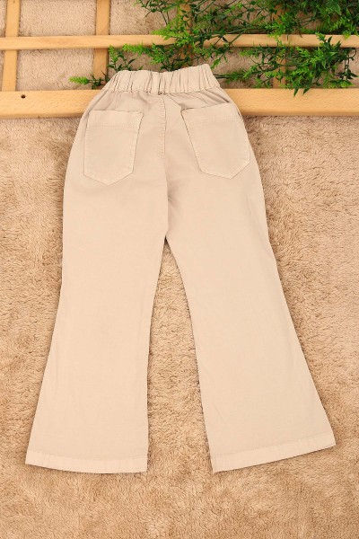Taş (5-8 Yaş) Işıklı Tavşan Oyuncaklı Kız Çocuk Pantolon 161688