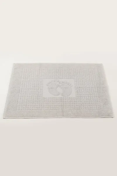 Taş 50x70 Cm Kareli Banyo Ayak Havlusu 460474