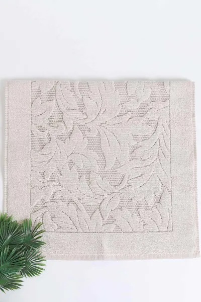 Taş 50x70 Kabartma Desenli Banyo Ayak Havlusu 293775