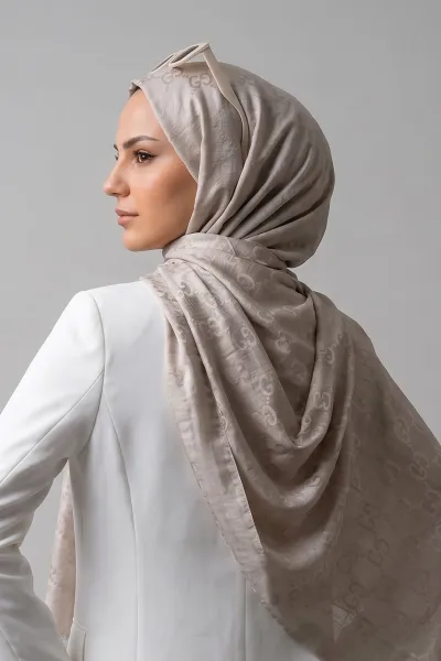 Taş 70x180 Cm Elegance Premium Pamuk Jakar Şal 475028