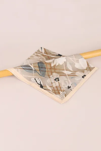 Taş 75*180 Cm Çok Çiçek Baskılı Dijital Soft Tülbent Şal 469429