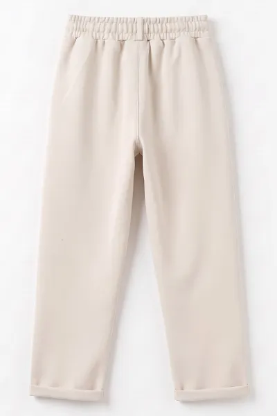 Taş (9-16 Yaş) Duble Paça Jakarlı Erkek Jogger Pantolon 492991